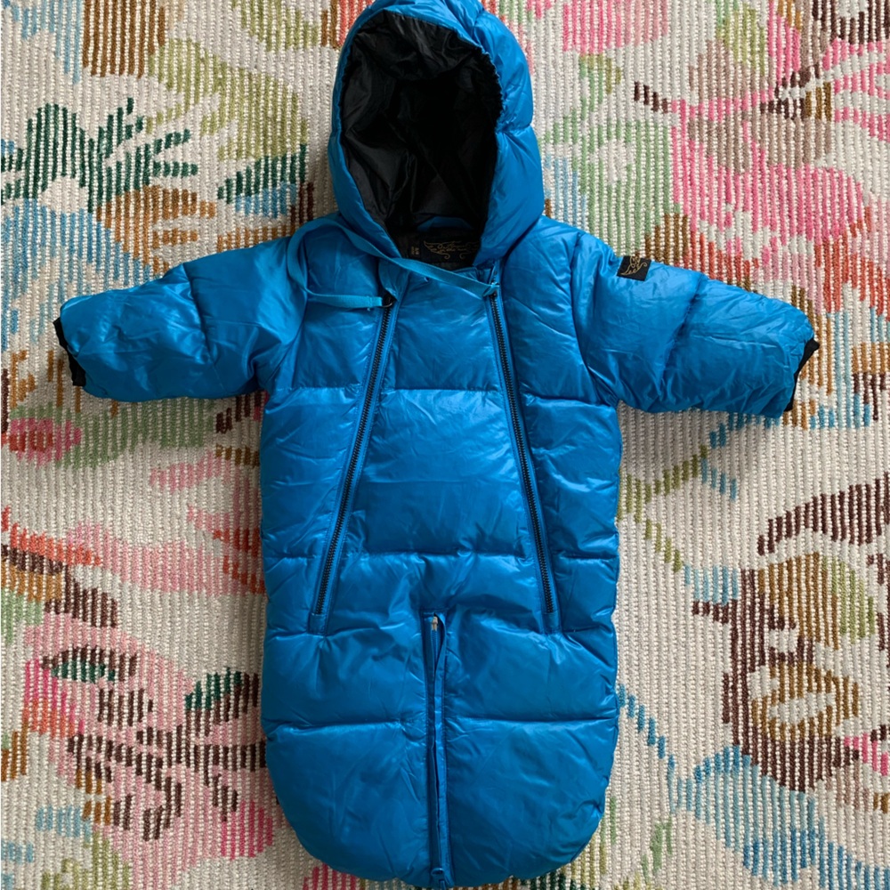 Finger In The Nose, Down filled infant snowsuit 3-6 mths